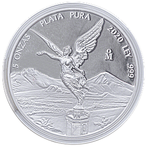 2020 5 oz Mexican Silver Libertad Proof Bullion Coin