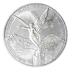 2019 5 oz Mexican Silver Libertad Bullion Coin