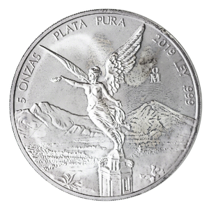 2019 5 oz Mexican Silver Libertad Bullion Coin