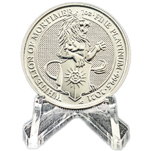 2021 1 oz United Kingdom Platinum Queen's Beast 