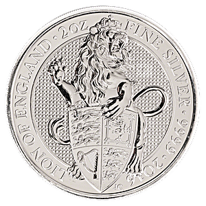 2016 2 oz United Kingdom Queen's Beast 