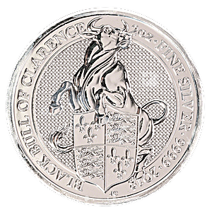 2018 2 oz United Kingdom Queen's Beast 