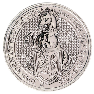 2018 2 oz United Kingdom Queen's Beast 