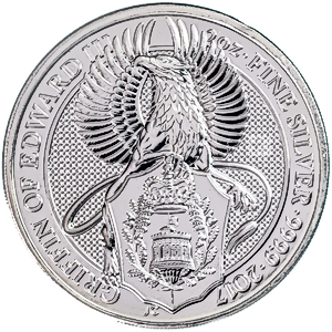 2017 2 oz United Kingdom Queen's Beast 