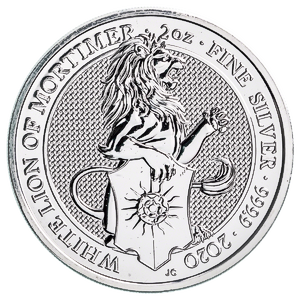 2020 2 oz United Kingdom Queen's Beast 
