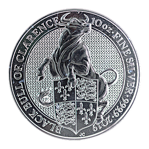 2019 10 oz United Kingdom Queen's Beast Series 