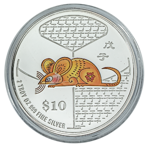 2008 2 oz Singapore Mint Piedfort Series 