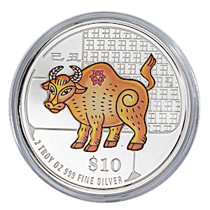2009 2 oz Singapore Mint Piedfort Series 