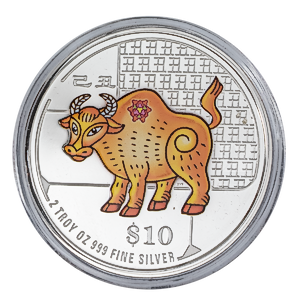 2009 2 oz Singapore Mint Piedfort Series 
