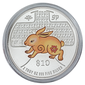 2011 2 oz Singapore Mint Piedfort Series 