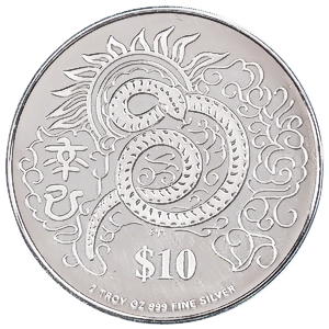 2001 2 oz Singapore Mint Piedfort Series 
