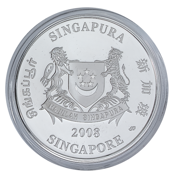 Singapore Mint Silver Piedfort Proof Coin 2008 - Year of the Rat