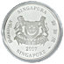 2007 2 oz Singapore Mint Piedfort Series 