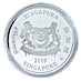 2009 2 oz Singapore Mint Piedfort Series 
