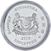 2010 2 oz Singapore Mint Piedfort Series 