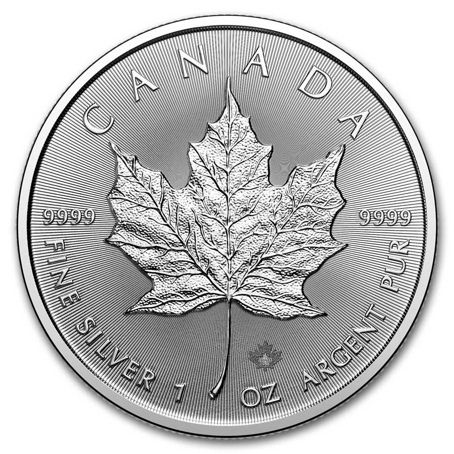 2025 1 oz Canadian Silver Maple Leaf Bullion Coin (BU)