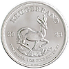 South African Silver Krugerrand Bullion Coins