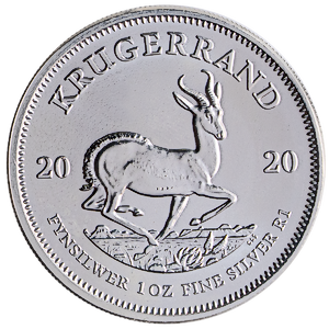 2020 1 oz South African Silver Krugerrand Bullion Coin