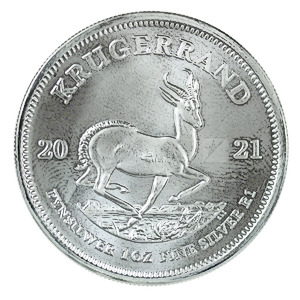 2021 1 oz South African Silver Krugerrand Bullion Coin