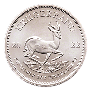 2022 1 oz South African Silver Krugerrand Bullion Coin