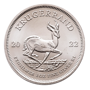 2022 1 oz South African Silver Krugerrand Bullion Coin