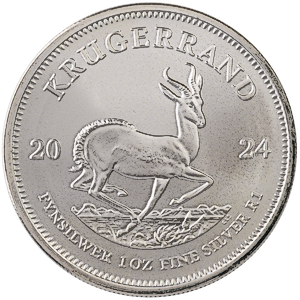 2024 1 oz South African Silver Krugerrand Bullion Coin