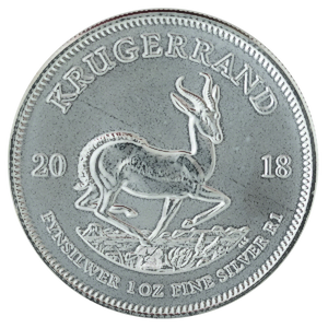 2018 1 oz South African Silver Krugerrand Bullion Coin