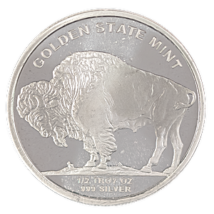 1/2 oz Buffalo Silver Bullion Round