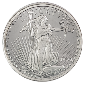 1 oz Saint Gaudens Silver Bullion Round