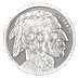 1 oz Golden State Mint Buffalo Silver Bullion Round thumbnail