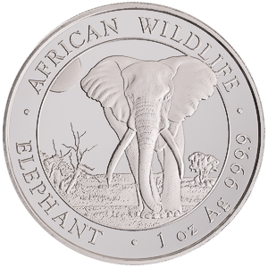 2025 1 oz Somalian Silver Elephant Bullion Coin