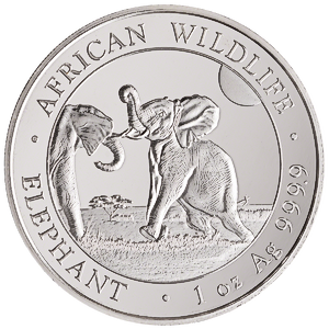 2024 1 oz Somalian Silver Elephant Bullion Coin