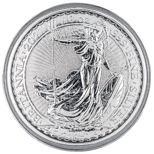 2021 10 oz United Kingdom Silver Britannia Bullion Coin