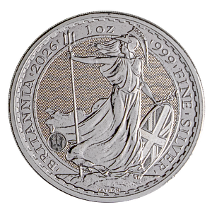 2026 1 oz United Kingdom Silver Britannia Bullion Coin