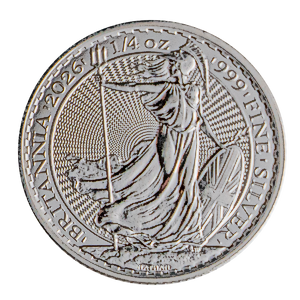 2026 1/4 oz United Kingdom Silver Britannia Bullion Coin