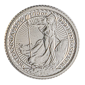 2026 1/10 oz United Kingdom Silver Britannia Bullion Coin