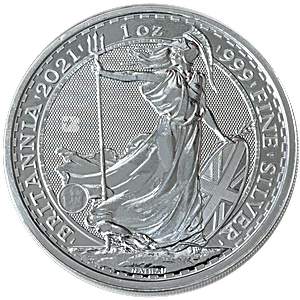 United Kingdom Silver Britannia 2021 - 1 oz 