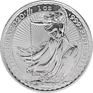 2020 1 oz United Kingdom Silver Britannia Bullion Coin