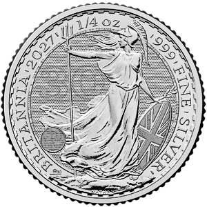 2027 1/4 oz United Kingdom Silver Britannia Bullion Coin