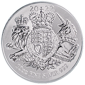 United Kingdom Silver Royal Arms 2022 - 10 oz