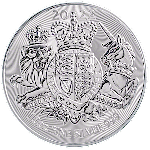 2022 10 oz United Kingdom Royal Arms Silver Bullion Coin