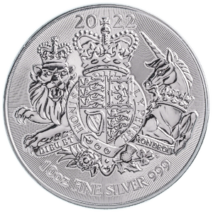 2022 10 oz United Kingdom Royal Arms Silver Bullion Coin