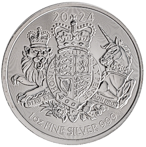 2024 1 oz United Kingdom Silver Royal Arms Bullion Coin