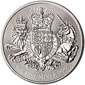 2023 1 oz United Kingdom Silver Royal Arms Bullion Coin