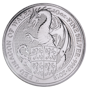 2018 10 oz United Kingdom Queen's Beast 
