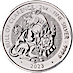 2023 2 oz United Kingdom Silver Tudor Beasts Bullion Coin - The Bull of Clarence thumbnail