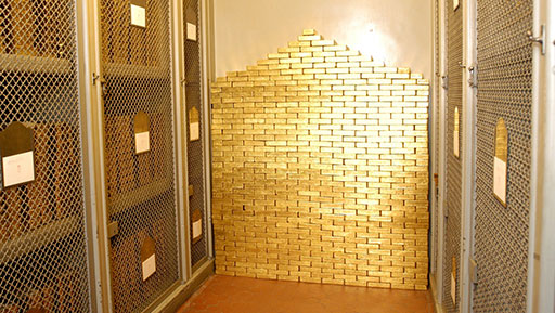 new york fed gold vault door