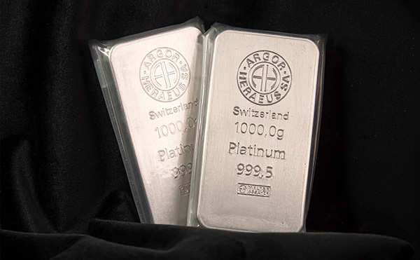 Argor-Heraeus Platinum Bars