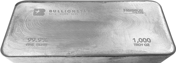 LBMA Good Delivery silver bar.