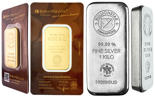 BullionStar Gold Bar